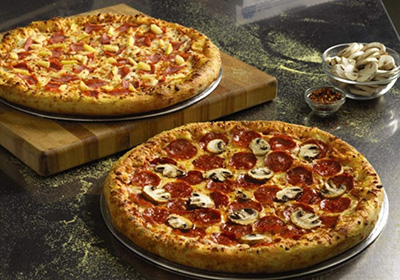 2 Large 2 Topping Pizzas